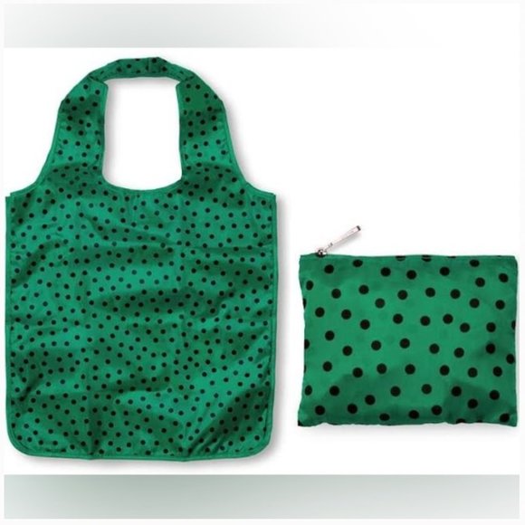 kate spade Handbags - Kate Spade Reusable Shopping Tote bag Autumn Dot green polka dot nwt